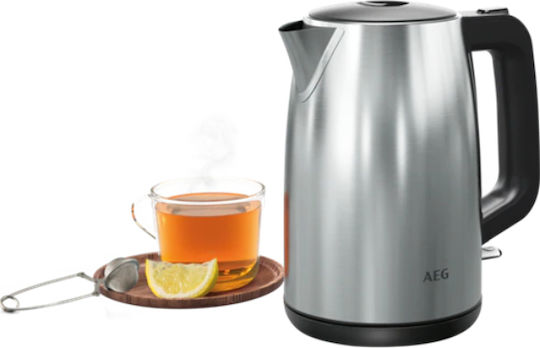 AEG Βραστήρας 1.7lt 1850W Ασημί