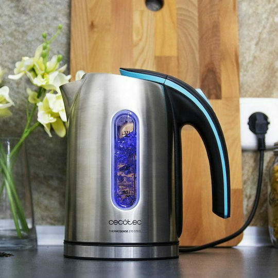 Cecotec ThermoSense 220 Steel Reisekessel 1.2Es 1630W Grau