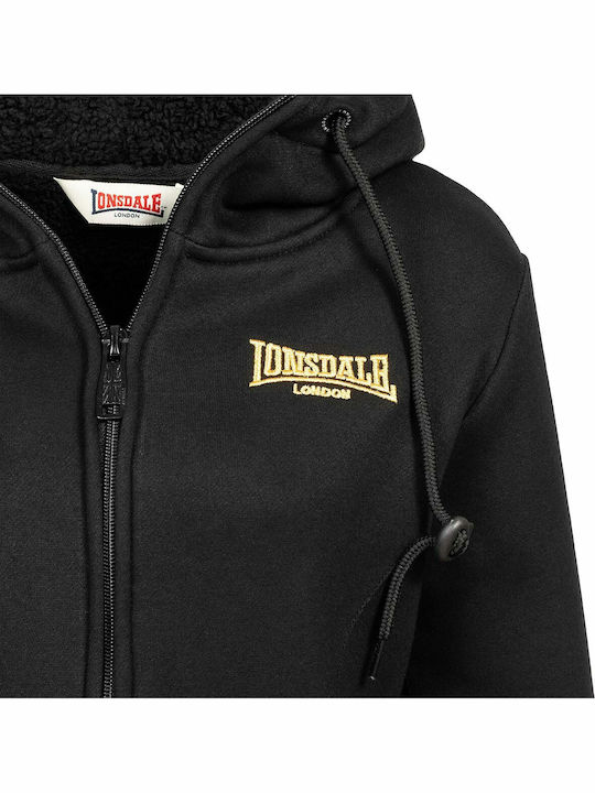 Zennor Women's Sweatshirt Jacket Hooded Black