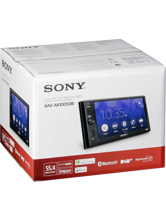 Sony Sistem Audio Auto 2DIN (Bluetooth/USB) cu Ecran Tactil 6.2"