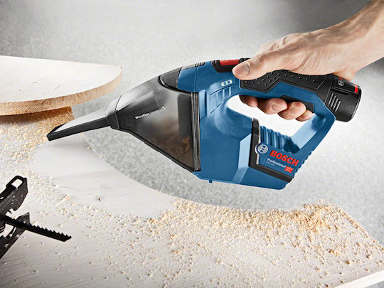 Bosch GAS 10,8 V-LI Professional Επαναφορτιζόμενο Σκουπάκι Χειρός 12V Χωρίς Φορτιστή και Μπαταρία Μπλε