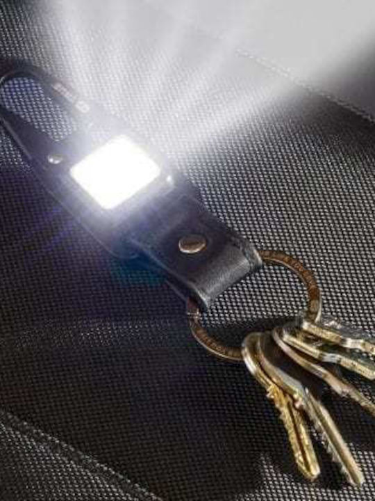 True Utility Breloc Cliplite Metalic Cu LED Negru