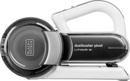 Black & Decker Επαναφορτιζόμενο Σκουπάκι Χειρός 18V Λευκό