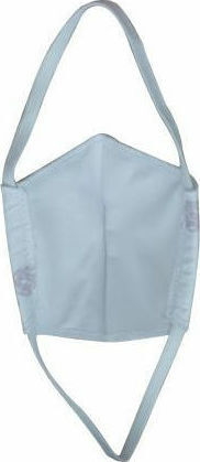 Kikka Boo Cotton Protective Mask 1-3 Years Protective Mask Fabric Kids White 4110911003 1pcs
