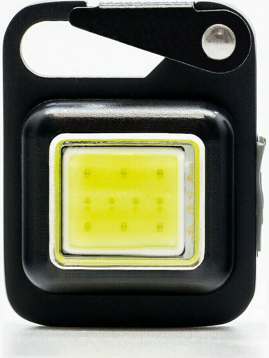 True Utility Ключодържател Buttonlite от Метал с LED Червен