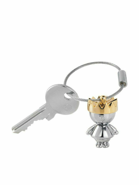 Troika Breloc Little King Metalic Auriu