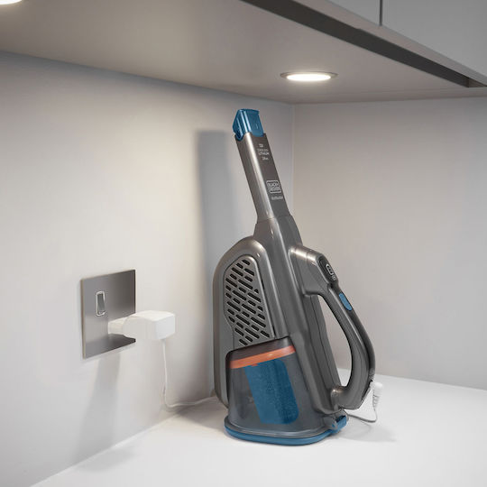 Black & Decker Επαναφορτιζόμενο Σκουπάκι Χειρός 12V Γκρι