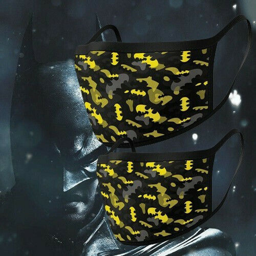 Pyramid International Face Cover Triple Layer Protection DC Comics Batman Camo Yellow 2τμχ