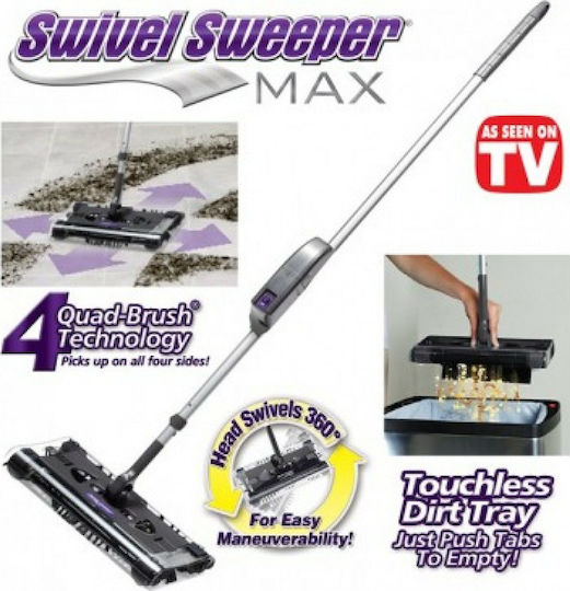 Swivel Sweeper Super Max Wiederaufladbar Stielstaubsauger 7.2V Lila