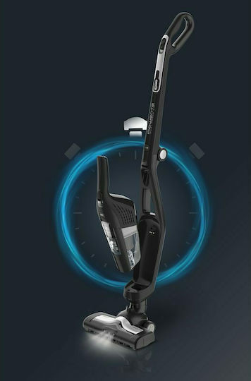 Rowenta Dual Force Επαναφορτιζόμενη Σκούπα 2 σε 1 Stick & Χειρός 18V Μαύρη