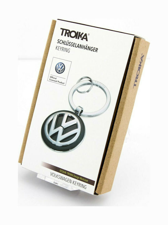 Troika Keychain Wallet Volkswagen Metallic Black
