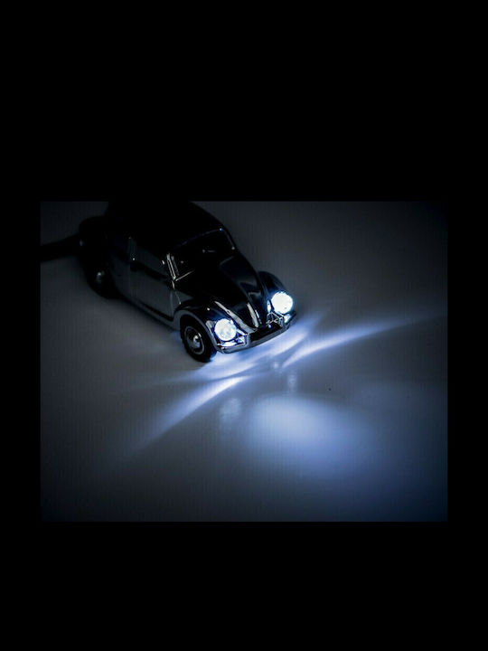 Troika Μπρελόκ Μεταλλικό με Led Ασημί