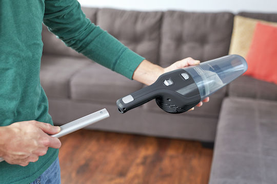 Black & Decker NSVA315J-QW Wiederaufladbar 2-in-1 Staubsauger Stick & Handgerät 10.8V Schwarz