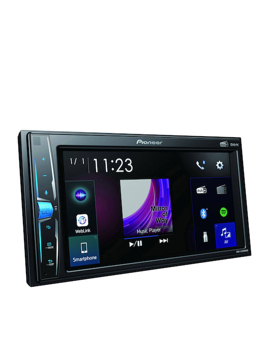 Pioneer Ηχοσύστημα Αυτοκινήτου Universal 2DIN (Bluetooth/USB/AUX) με Οθόνη Αφής 6.2"