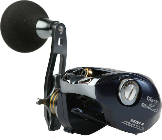 Black Diamond Vado Fishing Reel for Jigging, Slow Jigging, Tai Rubber, Trolling and Baitcasting