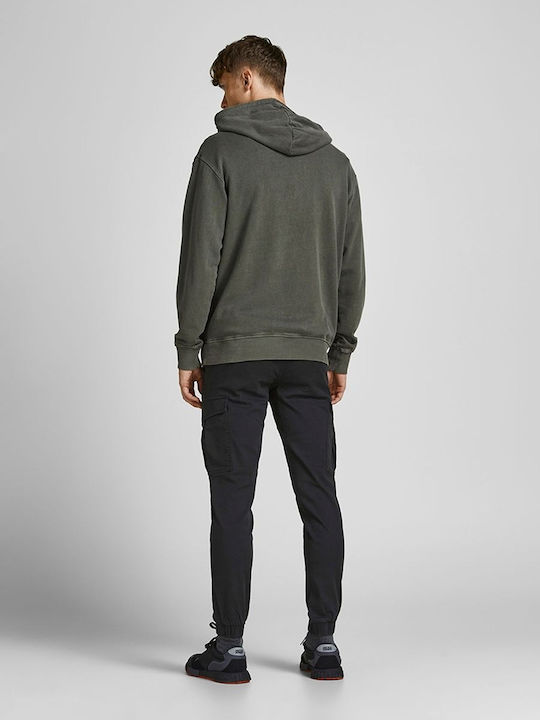 Marco Trousers Cargo Elastic in Slim Fit Black
