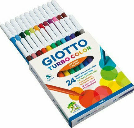 Giotto Turbo Color Маркери за рисуване 2.8мм Комплект 24бр