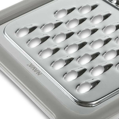 Nava Misty Grater for Fruit & Vegetable of Stainless Steel 24x24.8x24.8cm