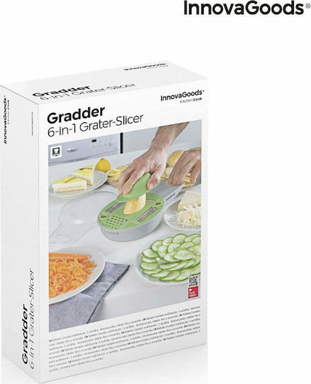 InnovaGoods Gradder Τρίφτης για Φρούτα & Λαχανικά με Δοχείο 8.5x8.5cm
