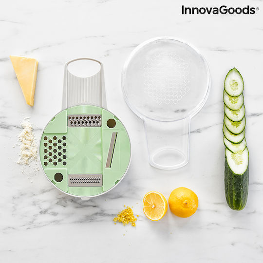 InnovaGoods Gradder Τρίφτης για Φρούτα & Λαχανικά με Δοχείο 8.5x8.5cm