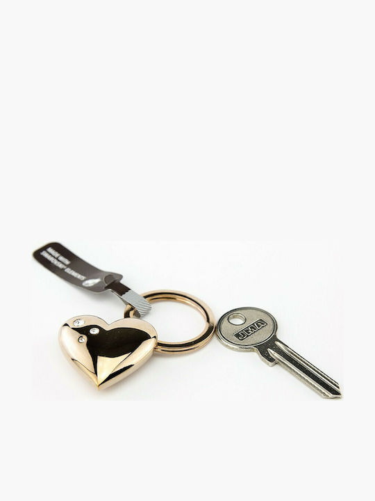 Troika Keychain Best Girls Friends Rosy Metallic Gold