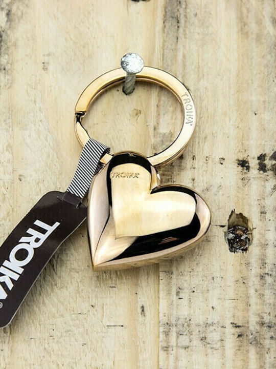 Troika Keychain Best Girls Friends Rosy Metallic Gold