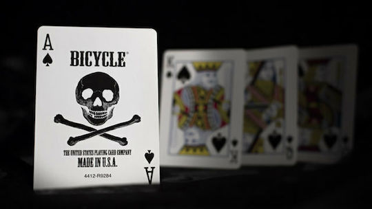 Bicycle Skull Колекционерска Тесте Пластмасово покритие