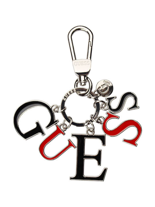 Guess Ключодържател Портфейл от Метал Черен