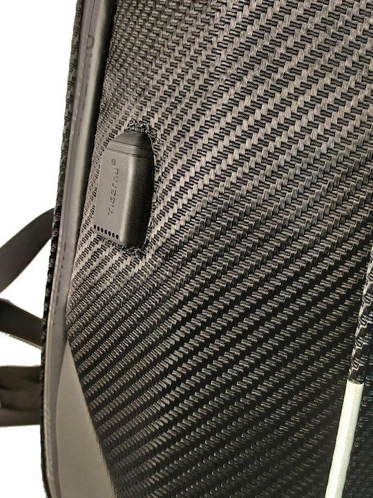 Tigernu T-B3655 Αδιάβροχη Τσάντα Πλάτης για Laptop 15.6" με Θύρα USB σε Μαύρο χρώμα