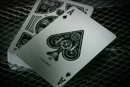 Bicycle Silver Steampunk Spielkarten Silber