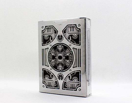 Bicycle Silver Steampunk Spielkarten Silber