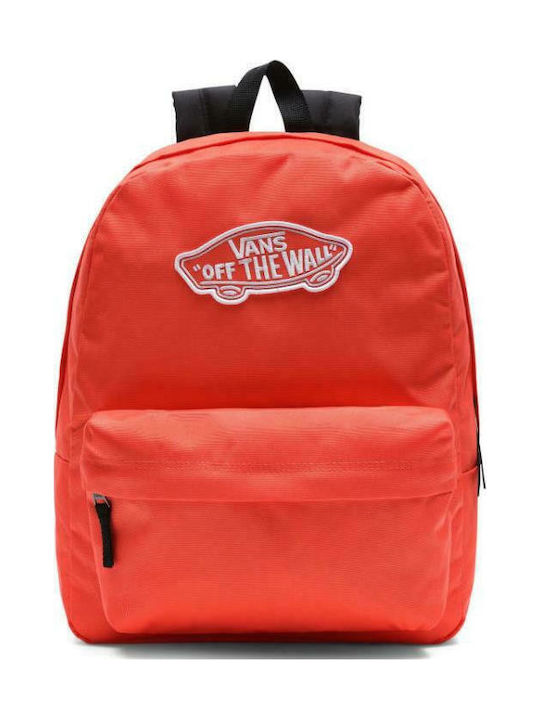 Vans Realm Ανδρική Τσάντα Πλάτης Γυμναστηρίου Πορτοκαλί