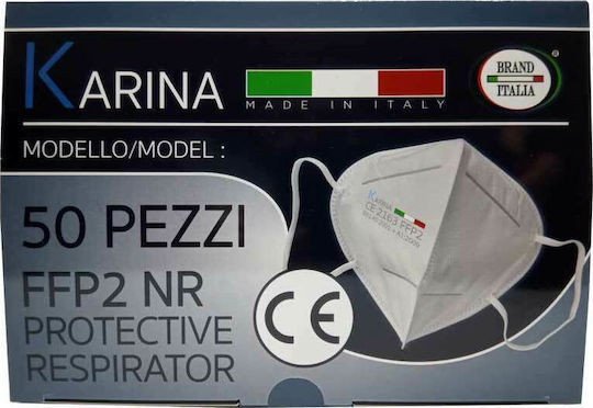 Brand Italia Karina L4 4ply NR Schutzmaske FFP2 Weiß BR150-01 50Stück