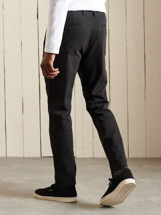 Officers Trousers Chino in Slim Fit Black