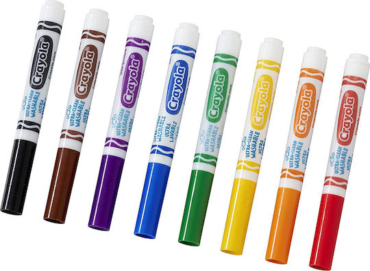 Crayola Markers Washable Drawing Markers Thick Set 8pcs