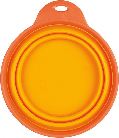Trixie Travel Bowl Купа Силиконова Вода за Куче & Котка 1lt 18см (различни цветове)