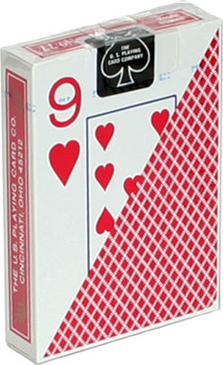Bee Jumbo Cărți De Joc Plasticizate Pentru Poker Roșii