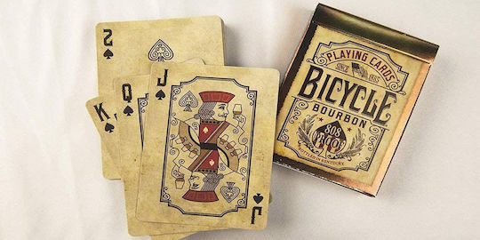Bicycle Bourbon Collectable Plasticized Playing Cards for Poker Blue