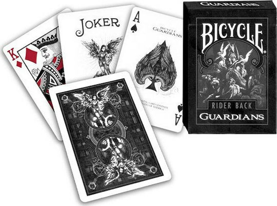 Bicycle Guardians Collectible Playing Cards Laminated Black