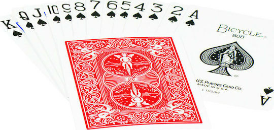 Bicycle Rider Back International Standard Index Playing Cards Laminated Red