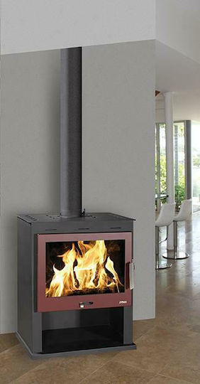 Syrios Sitia Oțel Soba pe lemne 16.3kW Bordeaux