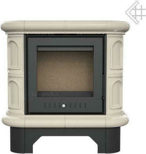 Kratki WK440 Κεραμική Ξυλόσομπα 6.5kW Μπεζ