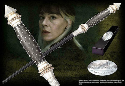 The Noble Collection Harry Potter: Bagheta Narcisei Malfoy (ediția pentru personaje) Stick Replika lungime 35buc la Scară 1:1