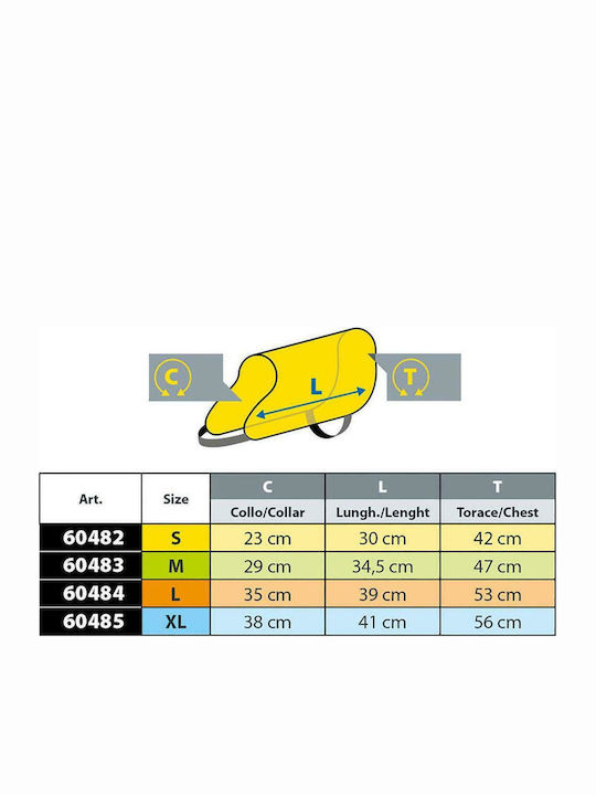 Lampa Yellow Dog Protective Vest Waterproof 39x53x35cm L6048.4