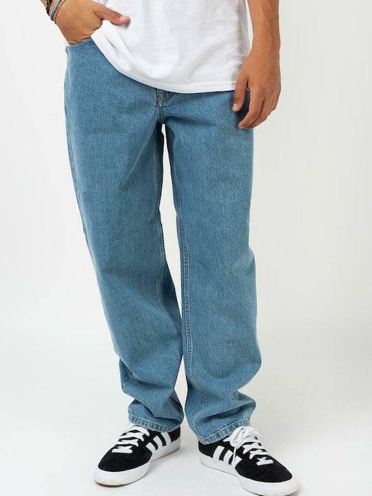 Xtra Baggy Ανδρικό Παντελόνι Τζιν με Loose Baggy Εφαρμογή Μπλε