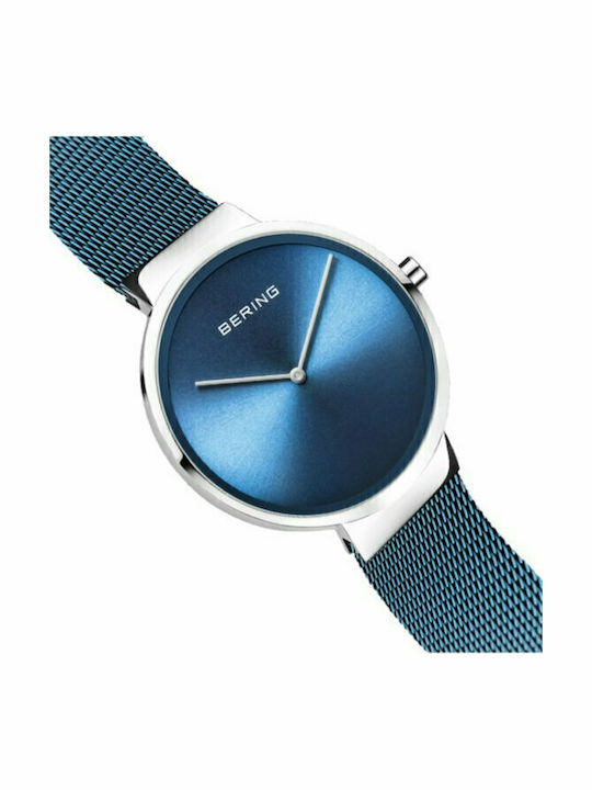 Bering Time Ρολόι Μπαταρίας με Μεταλλικό Μπρασελέ