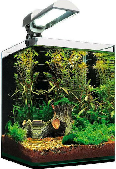 Dennerle Nano Cube Complete Fish Aquarium Capacity 10lt with 25x25x30cm White