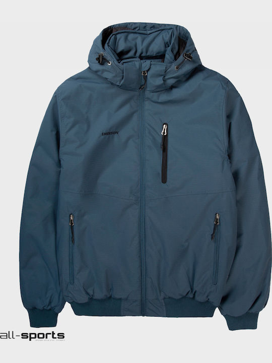 Winter Jacke Bomber Wasserdicht und Winddicht Marineblau