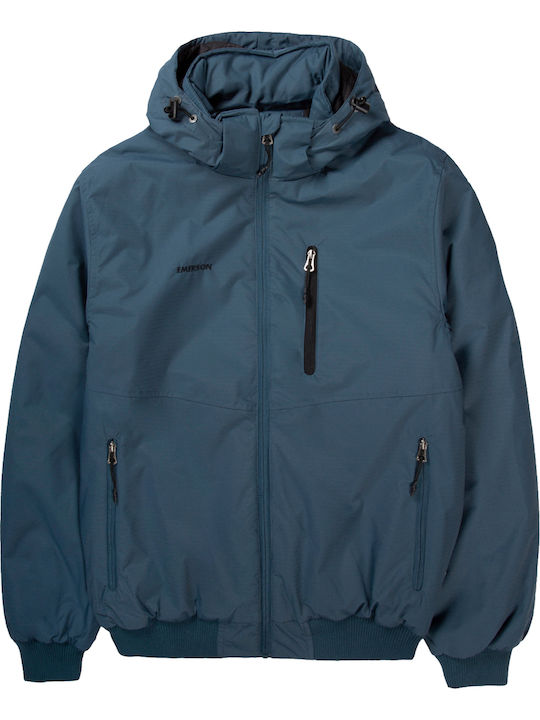 Winter Jacke Bomber Wasserdicht und Winddicht Marineblau