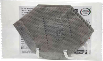 Brand Italia Karina L4 4ply NR Μάσκα Προστασίας FFP2 σε Γκρι χρώμα 50τμχ